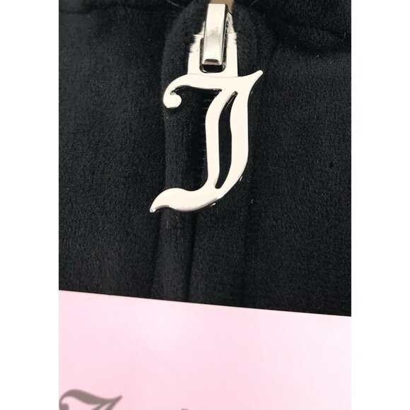 WOMEN'S Size XXL 2XL JUICY COUTURE LA MEAN GIRLS VELOUR FULL ZIP HOODIE JACKET - Picture 4 of 7